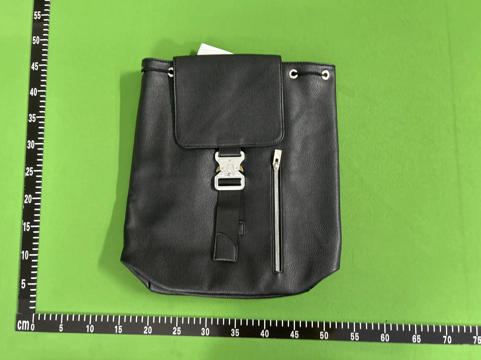Casual sports leather bull head buckle large capacity fashion trendy backpack