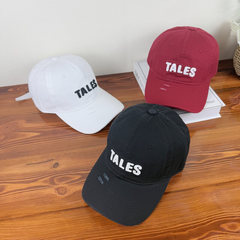 Korean Style New Men's Deep-Top Baseball Cap, Spring and Summer Sun Protection Hat, Women's Face-Slimming 3D Lettered Peaked Cap