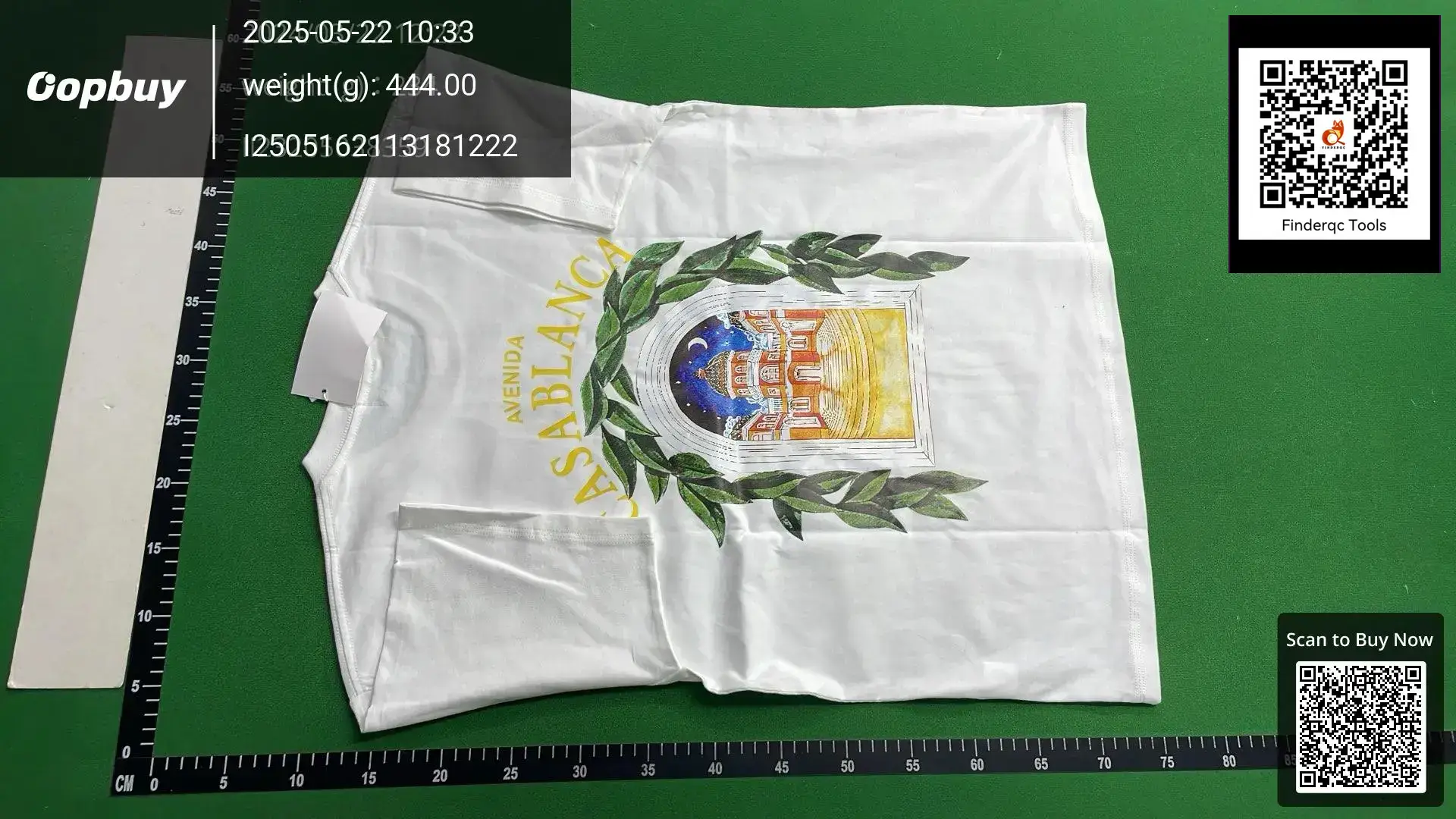 Casablanca Series 18 HD Printed Short-sleeved T-shirt Spring and Summer Fantasy Gate Star Castle casaT-shirt
