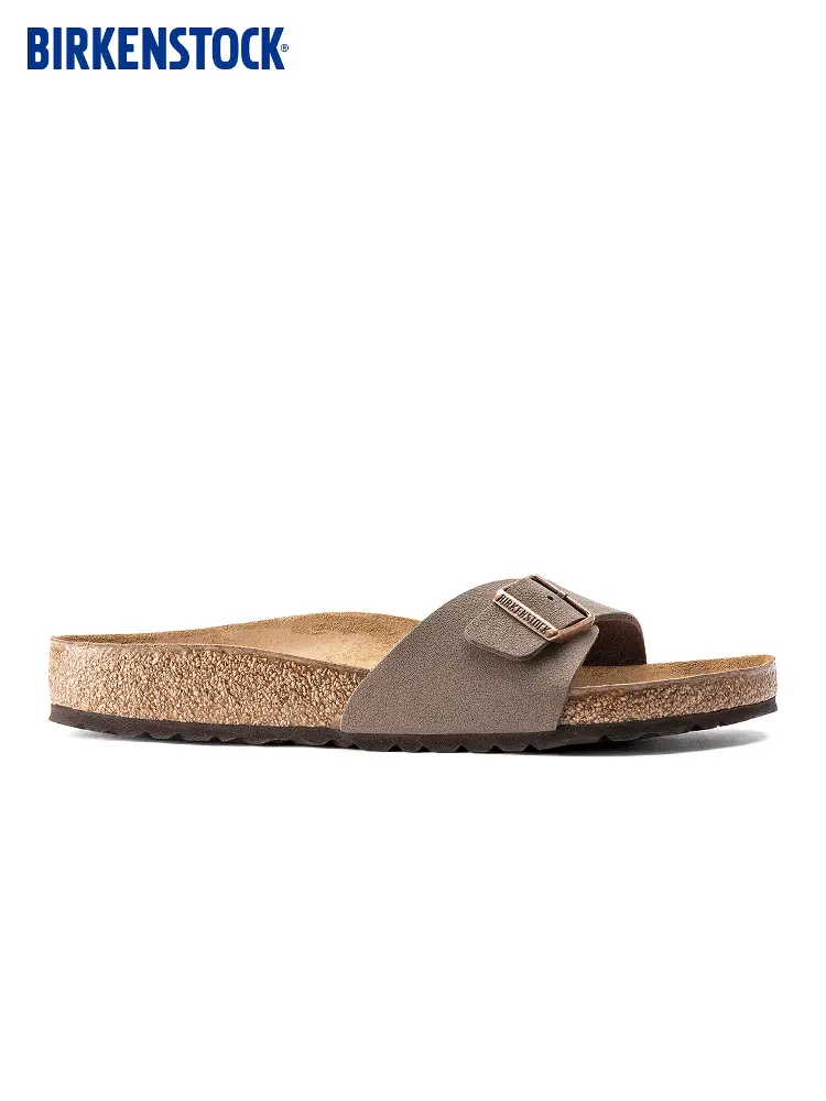 Birkenstock Boken German Import Women's Fashion Plaid Cork Madrid Slippers with Single Buckle