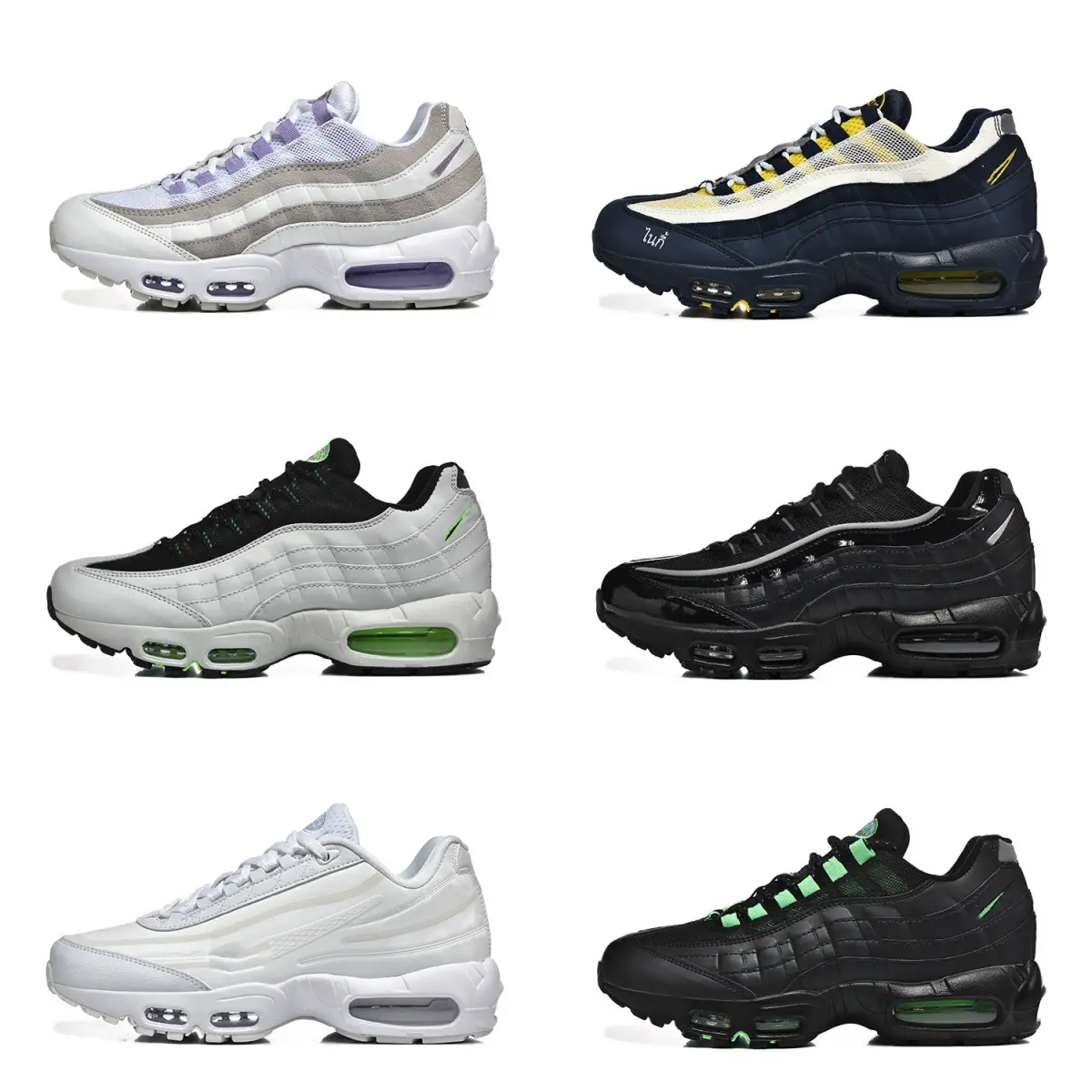 Half-Size Max95 Men's and Women's Sports Shoes, Fashionable and Versatile Air-Cushion Training Student Shoes, Hip-Hop Trendy Casual Men's Shoes