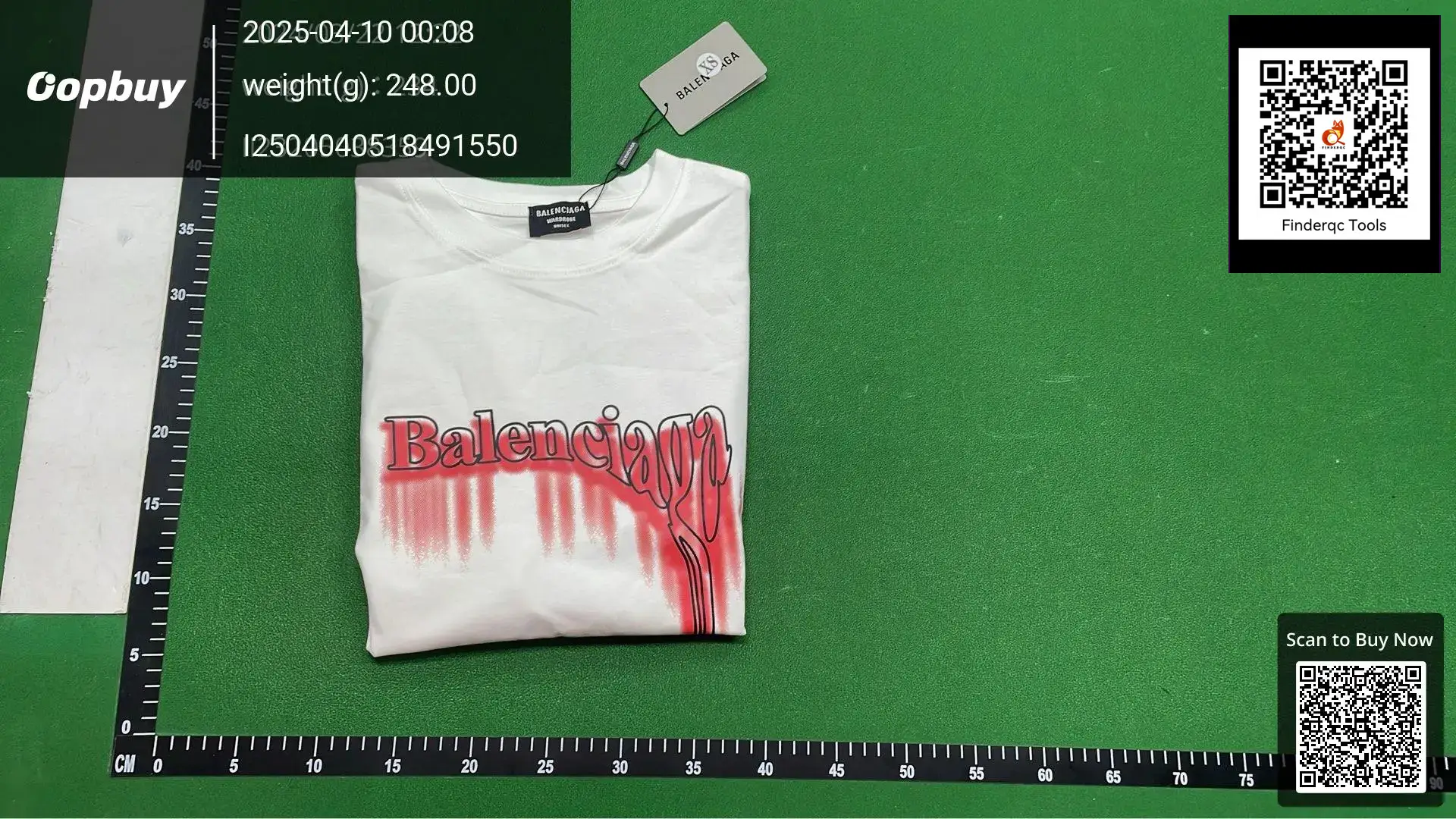 Balenciaga White T-Shirt