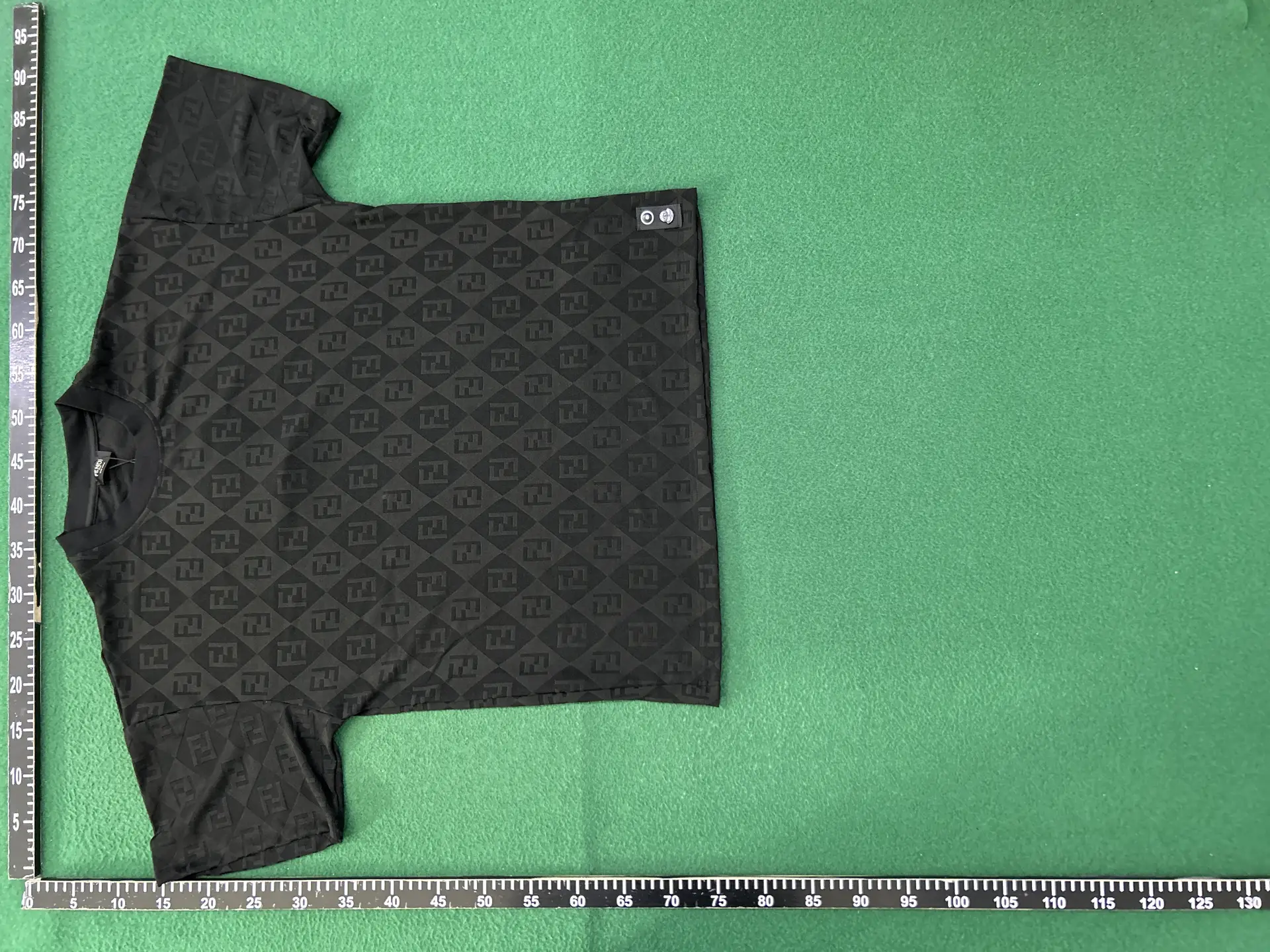 Fendi FF Jacquard T-Shirt Black
