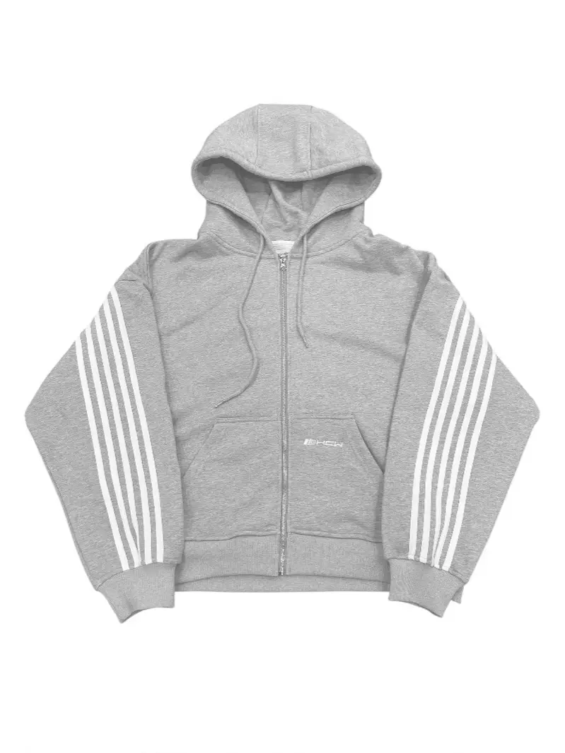Ins European and American Cross-border New Casual Men's and Women's Personality Striped Design Long Sleeve Hooded Sweat Pants suit