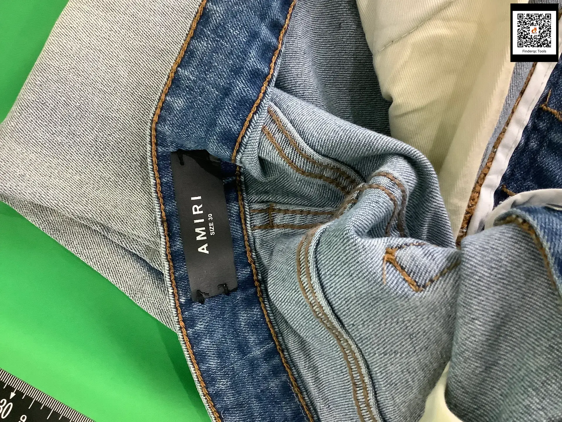 Cross-border new JB AMIRI hole patch close-fitting elastic close-fitting skinny jeans for men and women wholesale