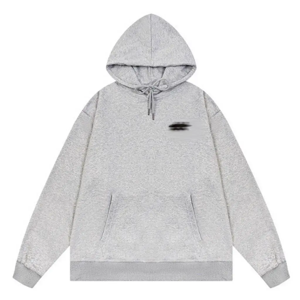 Three person printed long sleeved sweatshirt and hoodie