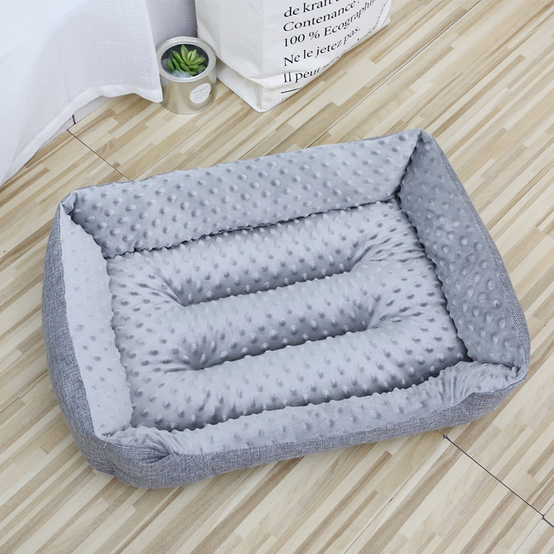 Doudou velvet pet Nest warm plush kennel cat stepping on milk nest mat dog sleeping mat dog cat universal sleeping nest