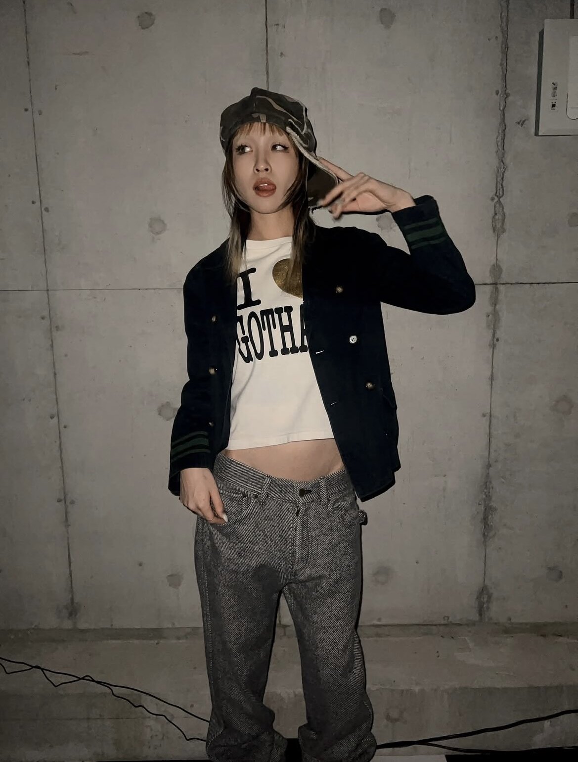 【Different from Regular Currency】Number (N)Ine Style Ss02 I Love Gotham T-Shirt Foto QC de TAOBAO na Qualit.ly