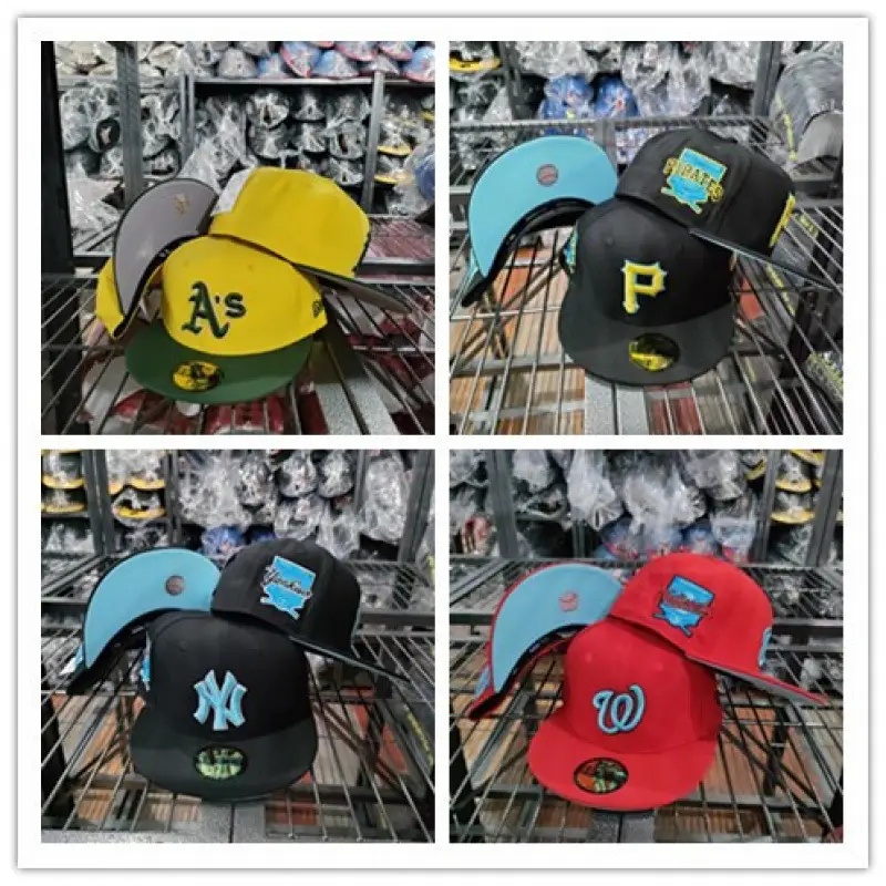 Foreign trade new fashion 2025 flat along men's and women's baseball team fully enclosed baseball cap youth hip-hop cap AA
