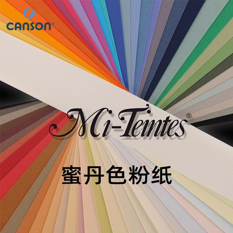 Canson Midan Color Powder Paper Fully Open Gray Thickeneded Painting Special Art Charcoal Pen Monochrome Supplies Wholesale Powder Drawing Paper