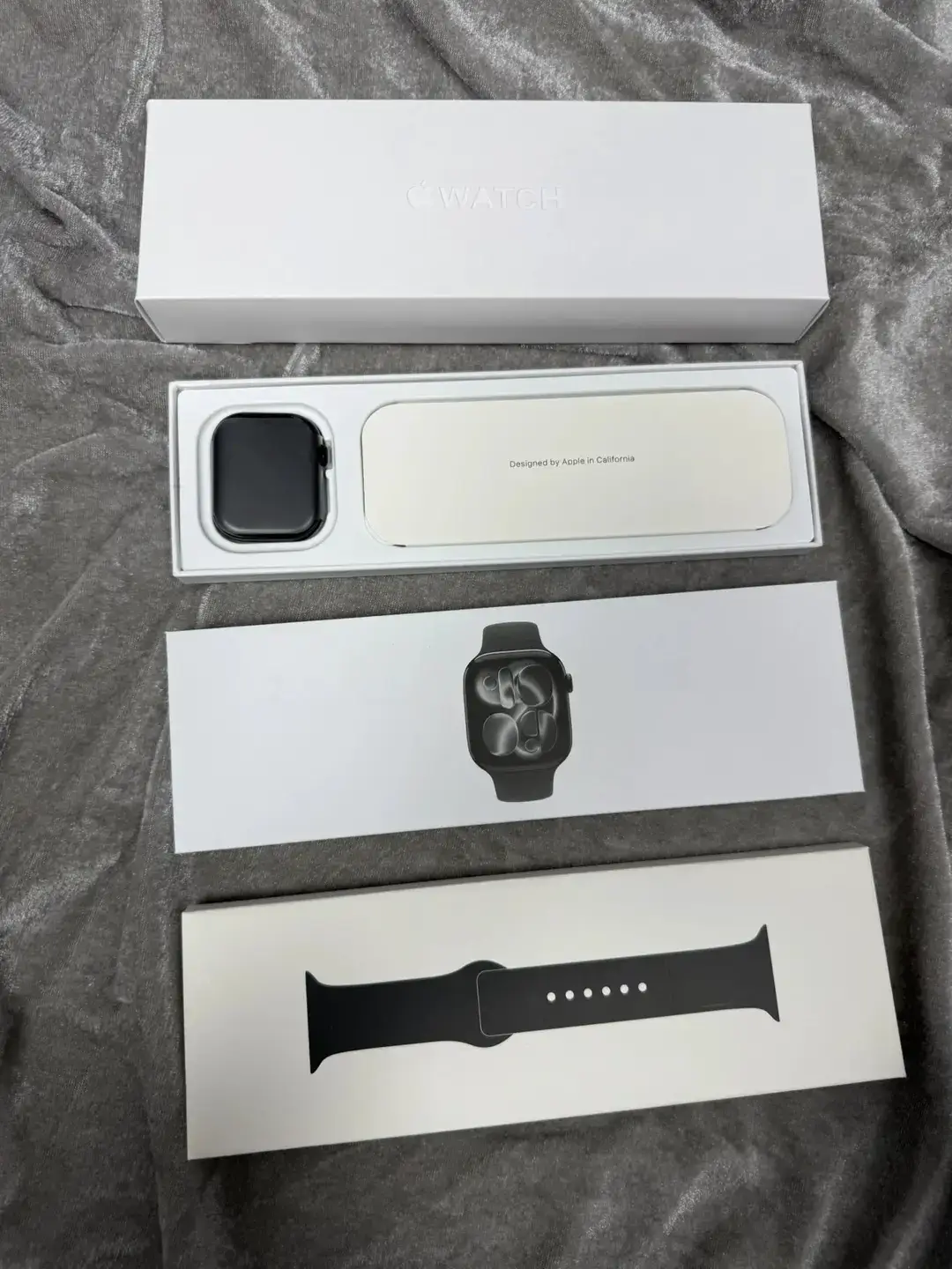 Apple Watch Series 7 Midnight Aluminum Case with Midnight Sport Band
