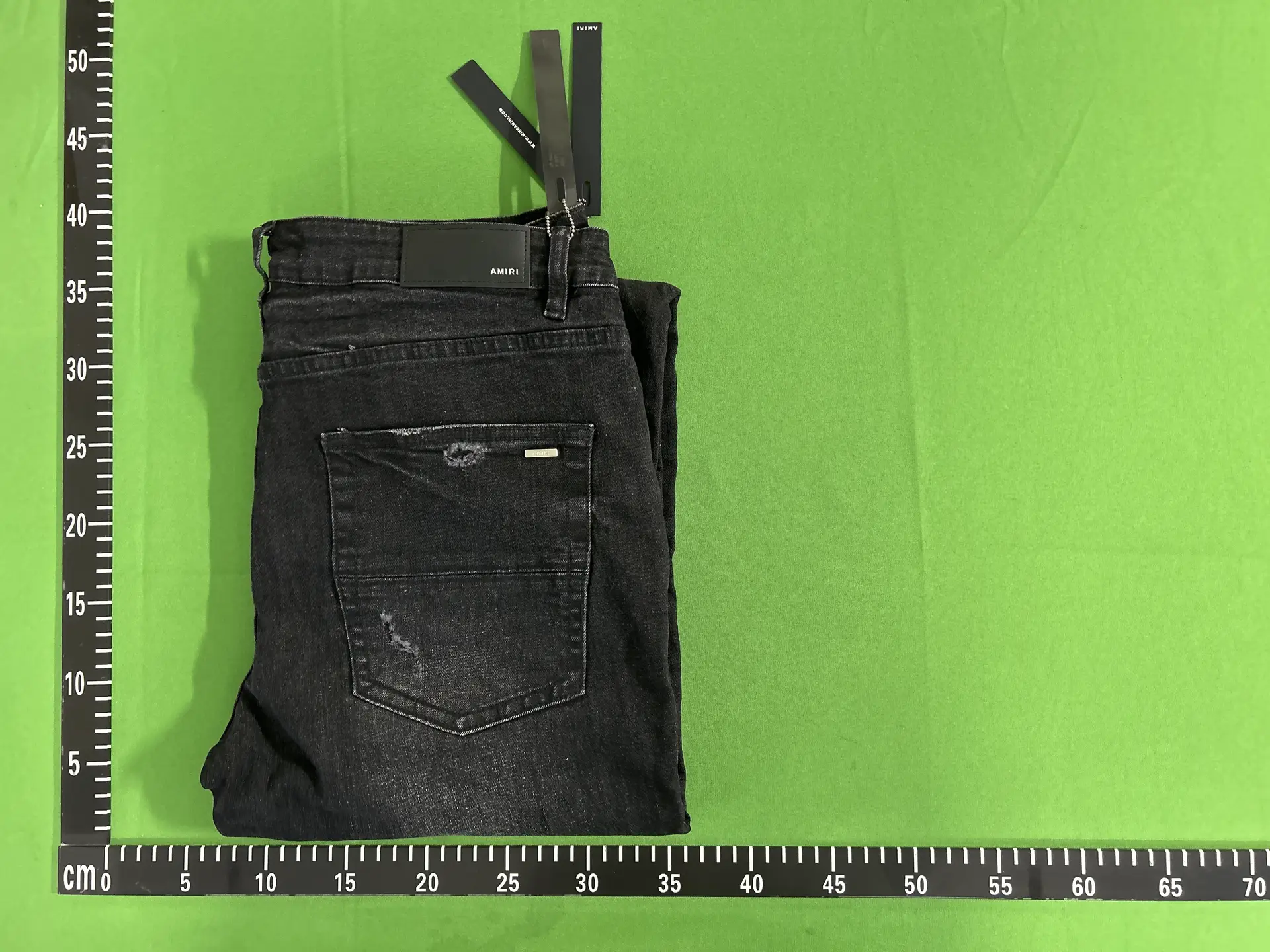 Amiri Black Distressed Jeans