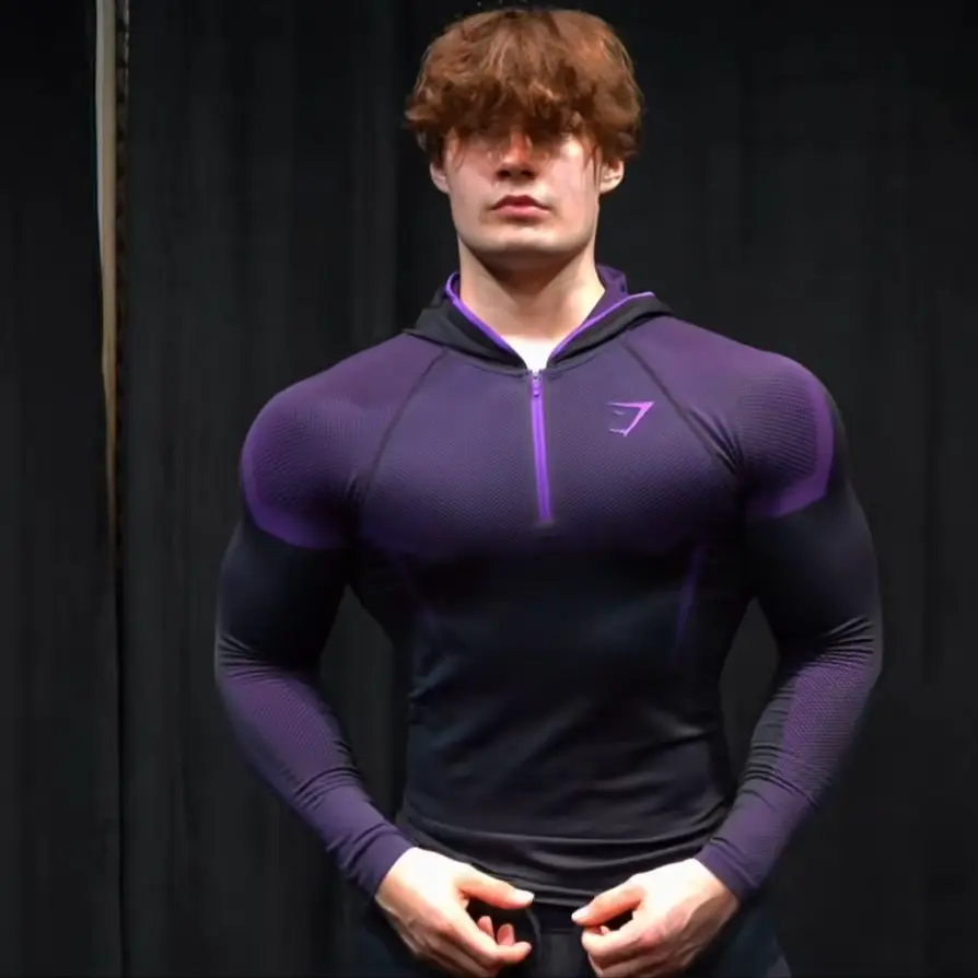 Brand New Onyx Series Shark Onyx5.0 Superhero Sports Fitness New Onyx Hoodie T-Shirt for Men