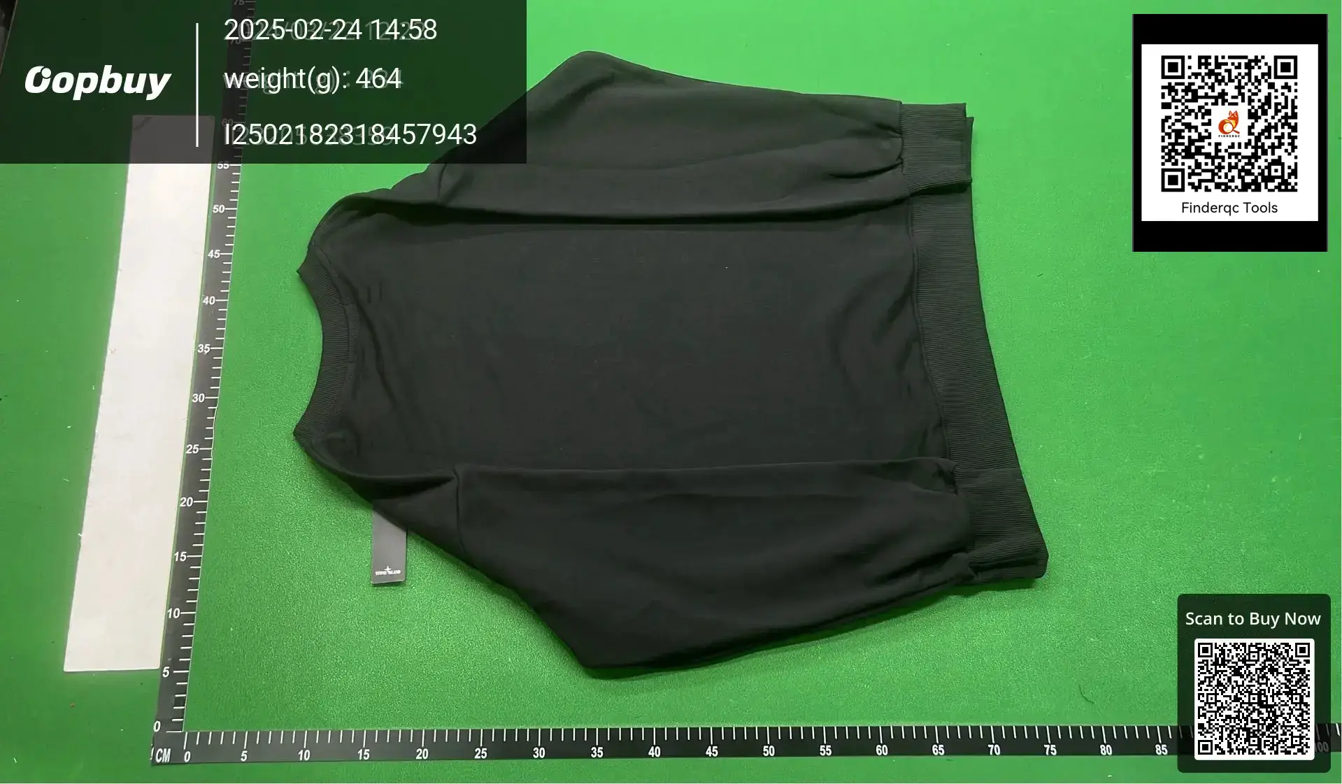 Stone Island black sweater