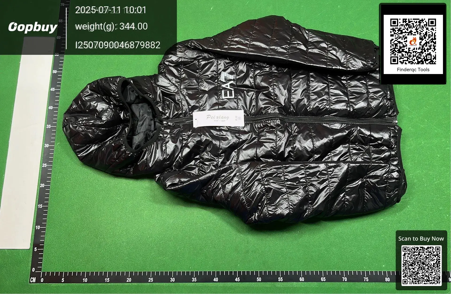 EA7 Emporio Armani Padded Jacket Black