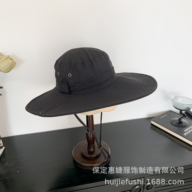 Fisherman's Hat with Extra-Large Brim, Western Cowboy Hat, Women's Fishing Hat, Men's Sun Protection Hat, Hiking Outdoor Mountaineering Hat