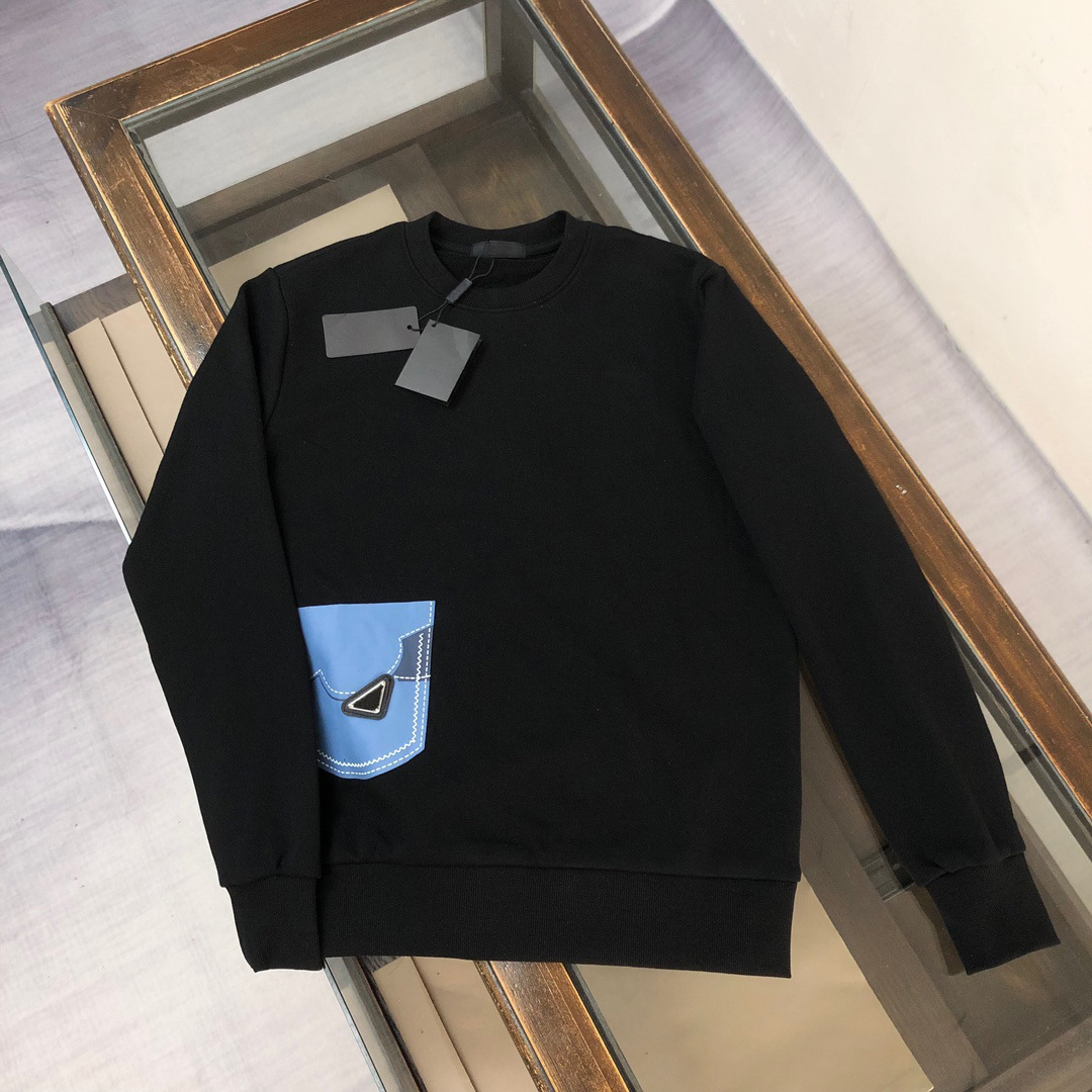 Correct Version Autumn and Winter Original Standard Triangle Standard P New Men's Sweater Crewneck Tray Long Sleeve Sweater Men's Casual Foto QC de 1688 na Qualit.ly