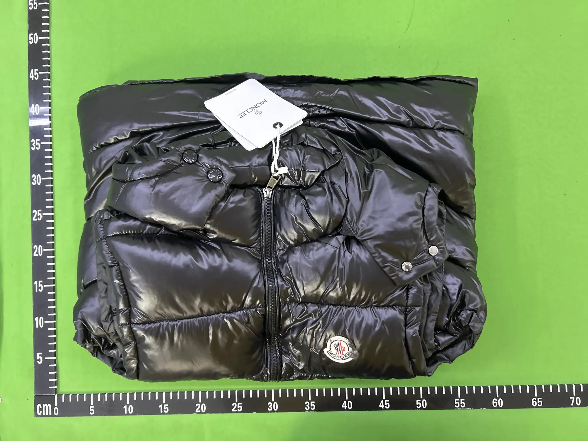 Moncler Black Glossy Down Vest