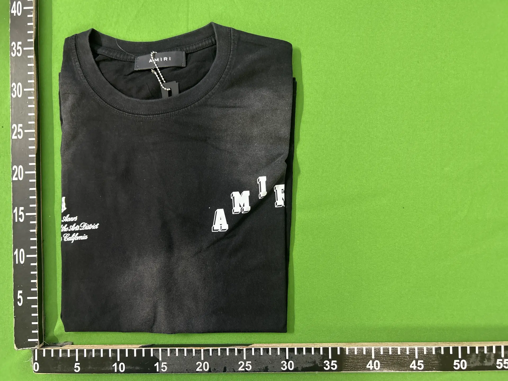 Cross border source 2024 spring/summer new AMIRI tie dye letter printed men's and women's casual short sleeved T-shirt wholesale