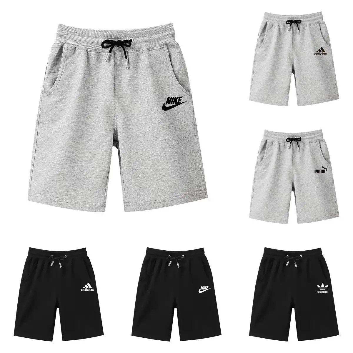 Summer Men's Cotton Shorts Casual Sports Pants Beach Pant