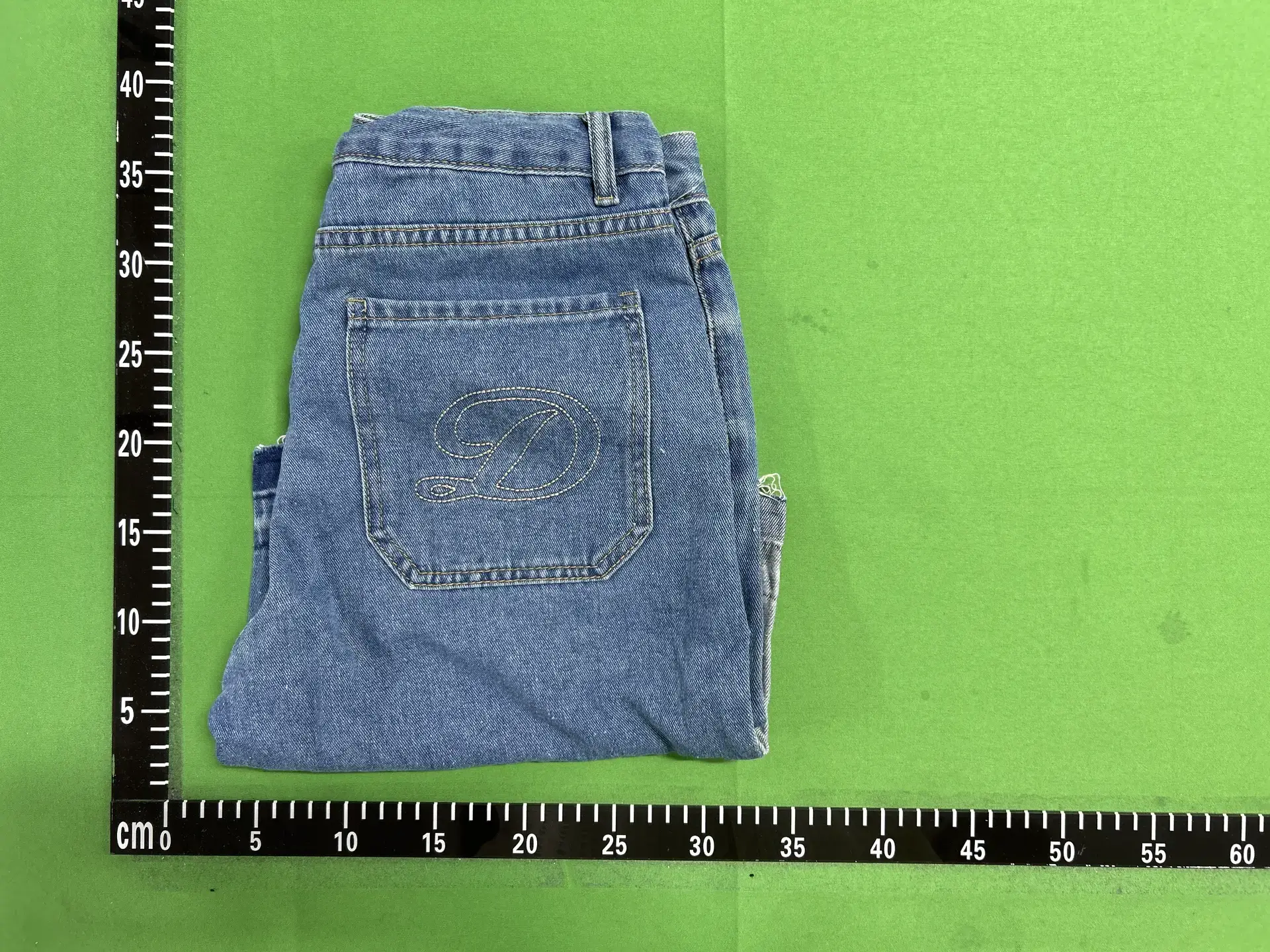 European and American Cross-border 2025 American Retro High Street Hip Hop Casual Embroidered Jeans Unisex Denim Shorts