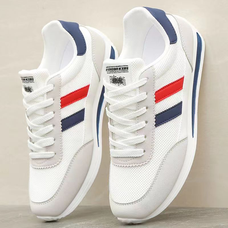 Forrest Gump Shoes Casual White Shoes Men's 2025 Summer Breathable Men's Shoes Flats Sports Sneakers Export Cross-Border Delivery