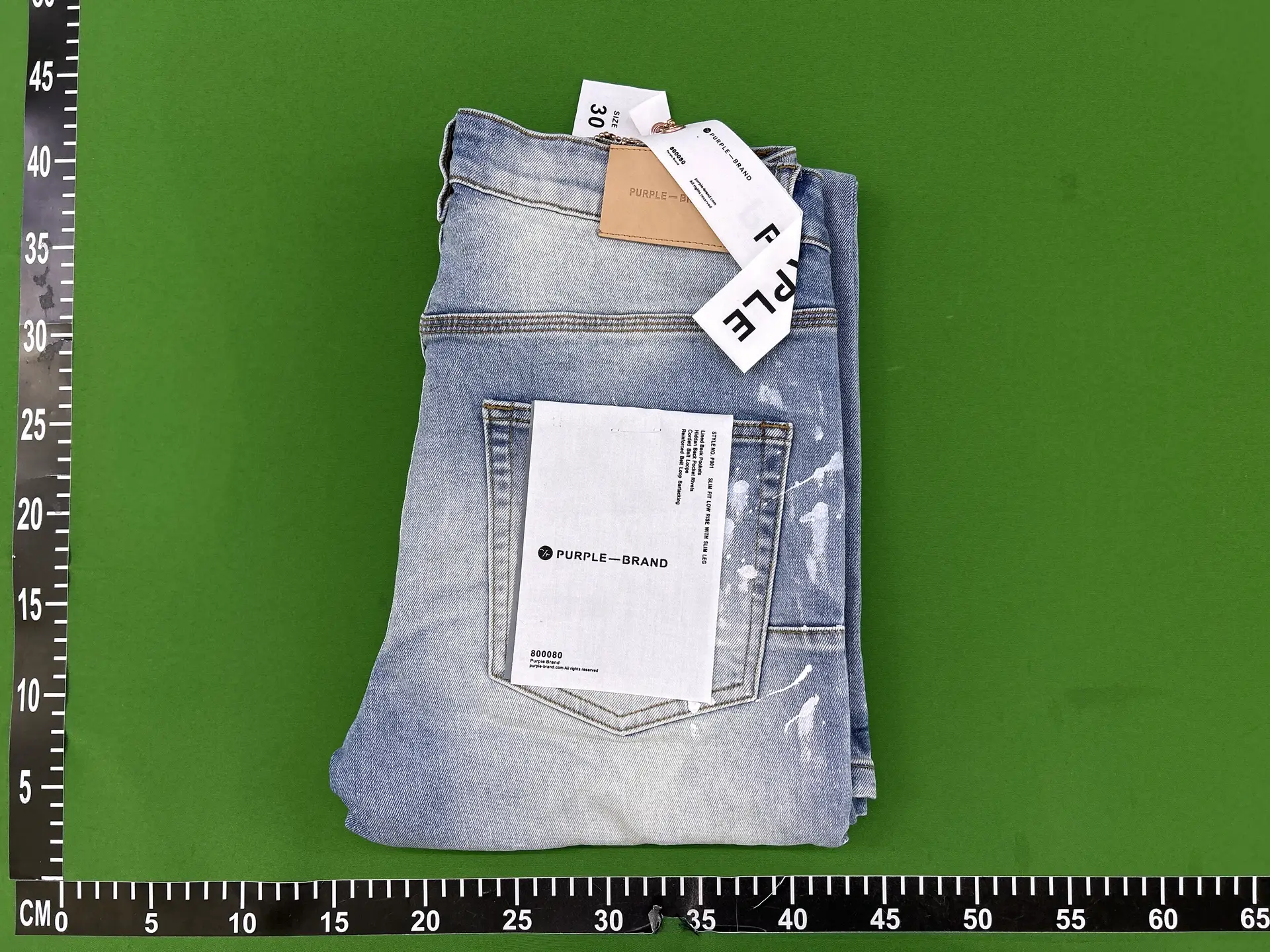 Cross-Border European and American Purple Brand Straight-Leg Jeans Washed Retro Ripped Handsome American Collection