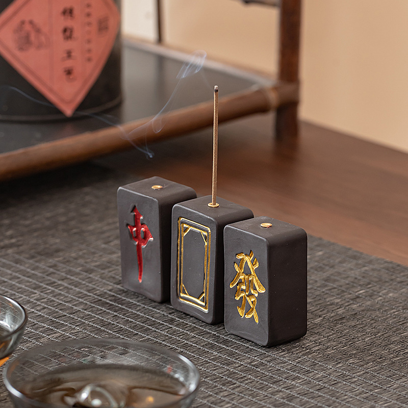 Purple Clay Tea Pet Tea Ceremony Incense Insert Tea Play Tea Table Tea Tray Living Room Decoration Kung Fu Tea Set Accessories Bubble Fish Mahjong