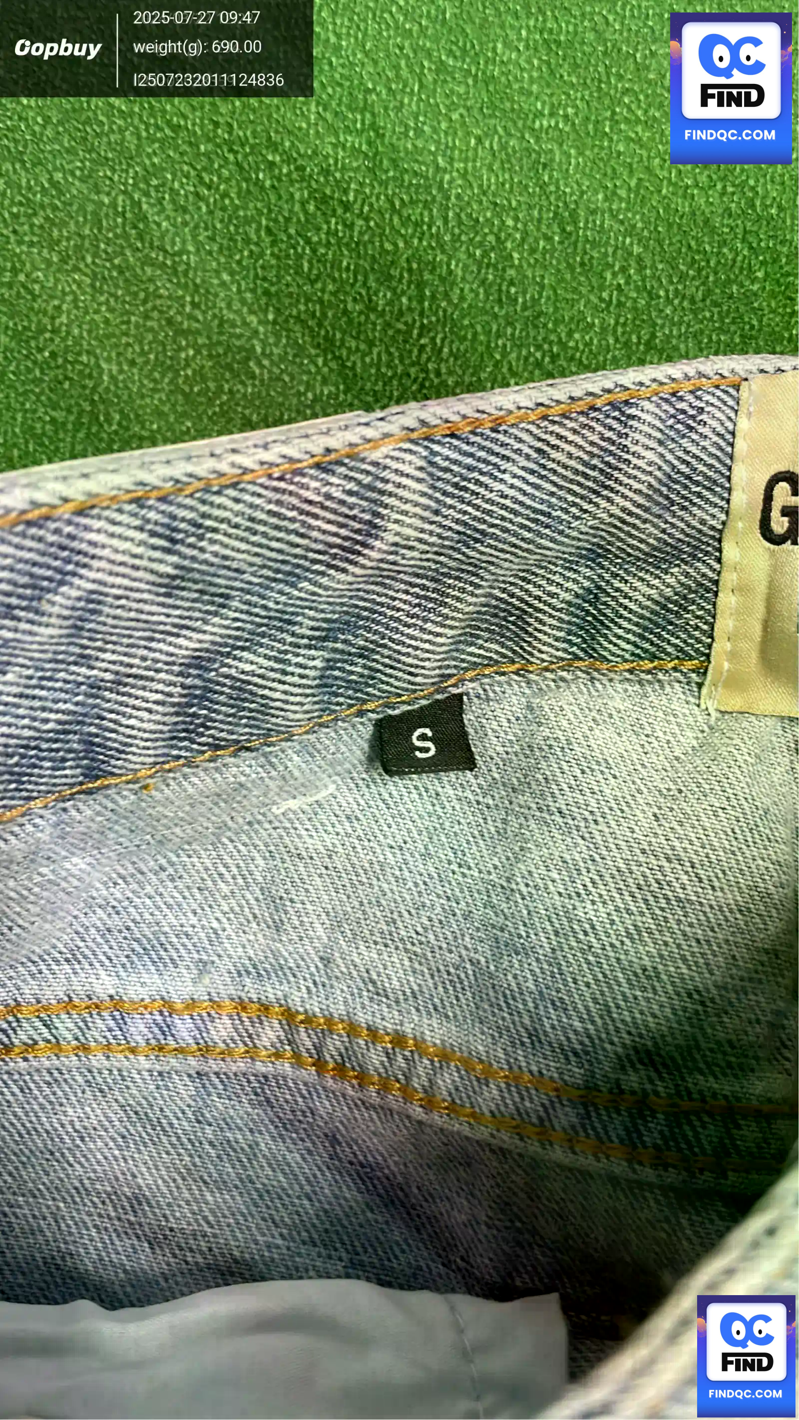 Cross-border wholesale beauty tide GALLERY DEPT TIDE jeans casual pants men and women high street hip hop autumn and winter cool QC