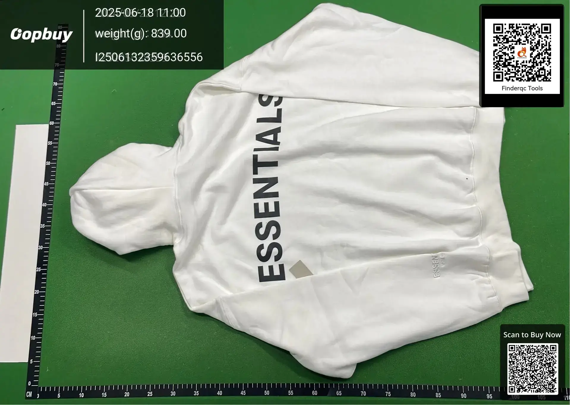 2019SS Hat Sweatshirt Reflective fleece-lined FOG Line ESSENTIALS Trendy Brand Los Angeles Cross-border Hot Selling