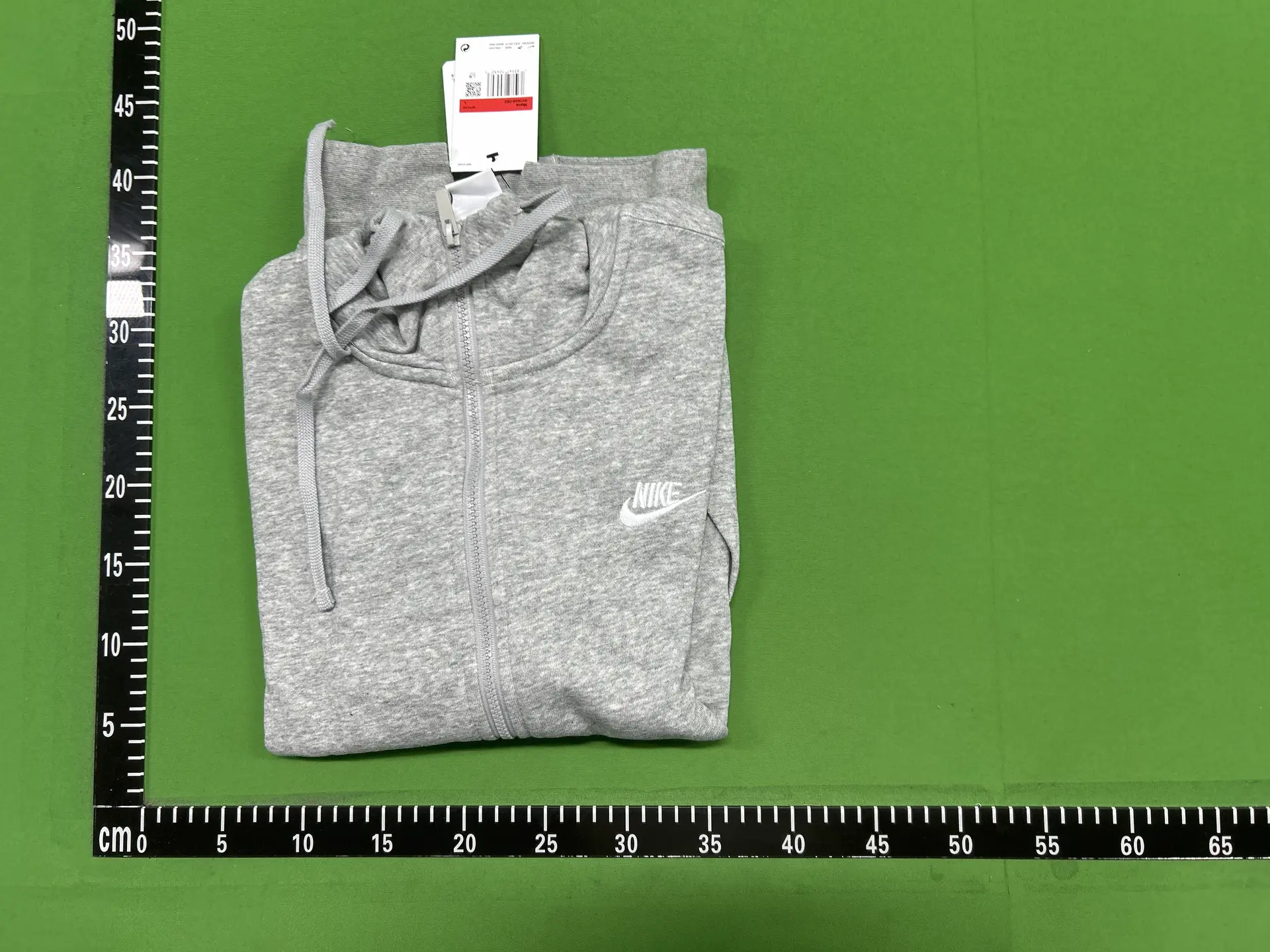 Nike Club Fleece Full-Zip Hoodie Grey