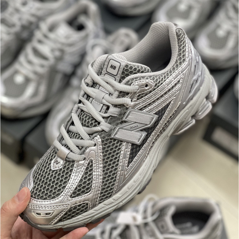 New Putian High Version Nb1906R Liquid Silver All Zhixian Men's and Women's Retro Casual Sports Running Dad Shoes
