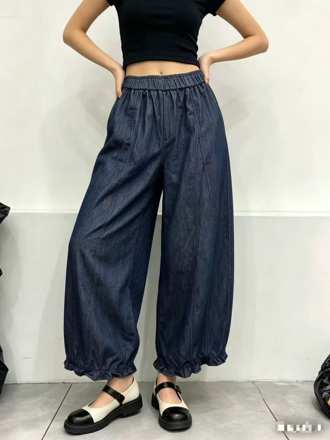 26 Summer Style Women's Cropped Jeans, Thin and Skin-Friendly, Breathable New Denim Pants, College Style Pants