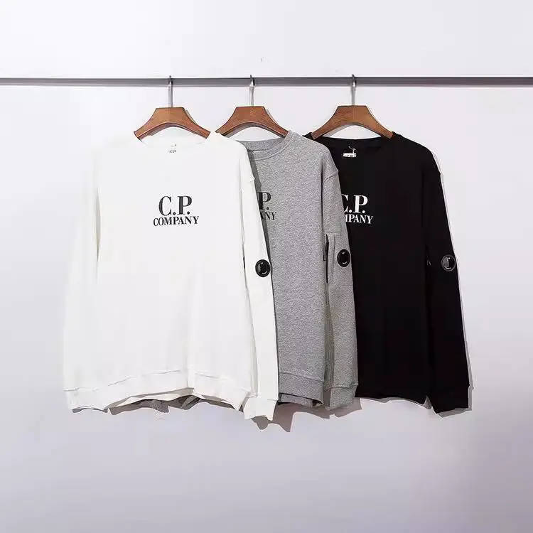 Fall and winter New Arrival Cp Glasses Logo Lenses pullover Crew Neck Sweatshirt