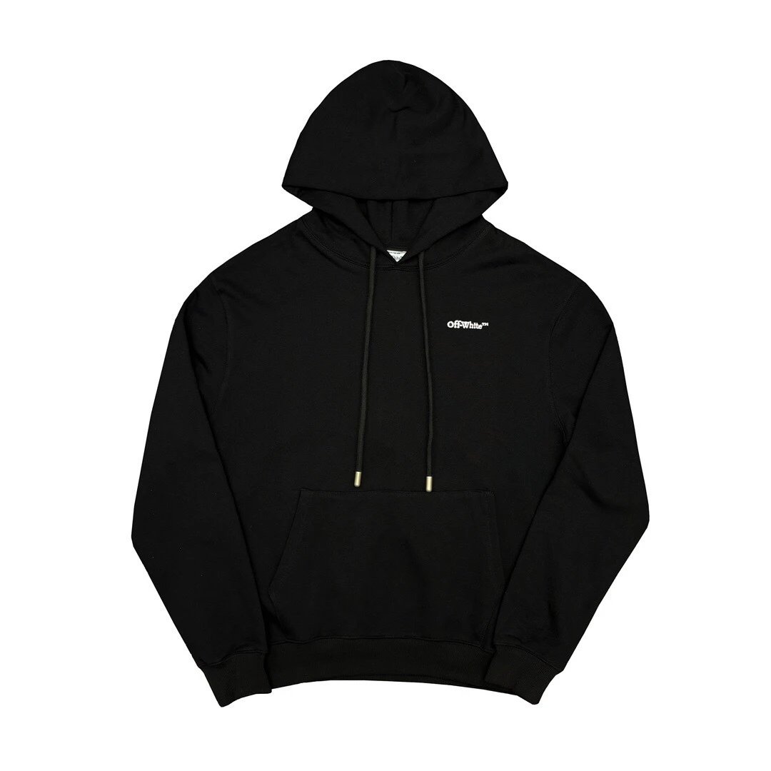 OW985 White Arrows Hoodie