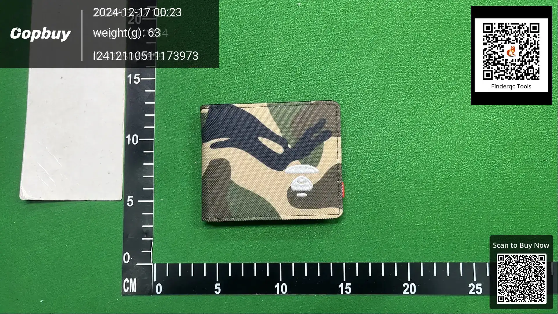 AAPE Camo Bifold Wallet