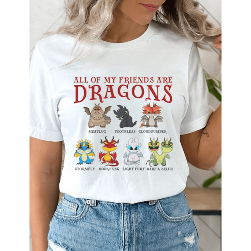 Cross-Border Classy Women's T-Shirt Single Product Design Niche Tops Women's Tshirt, Epic Universe Tsh