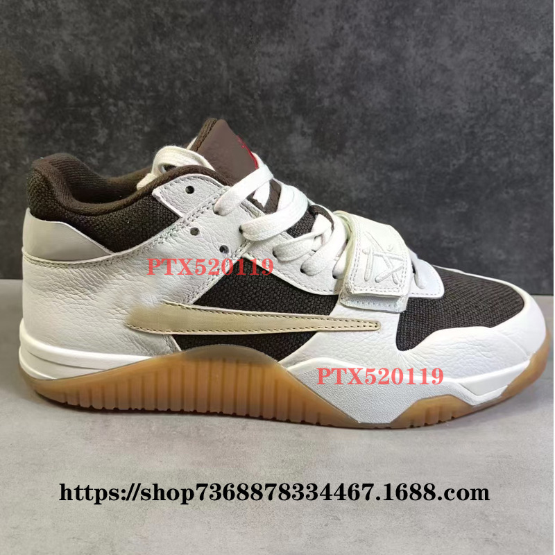 Putian Shoes Pure Original Cut the Check X Travis Scott Joint Men's and Women's Basketball Shoes Aj Reverse Hook