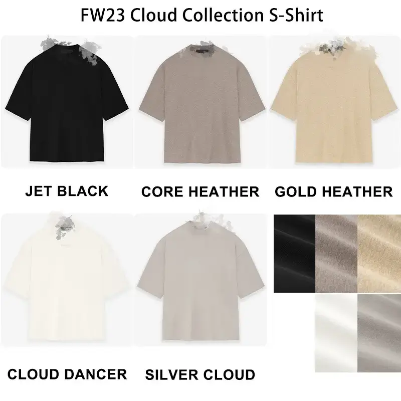 23Fw Sshirt Cloud Collection 23 Cloud Series Short Sleeves