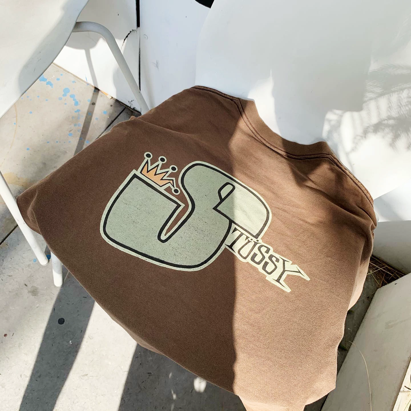 250 grams of weight is impenetrable! Niche trendy short sleeved T-shirt vintage loose retro ins style large size