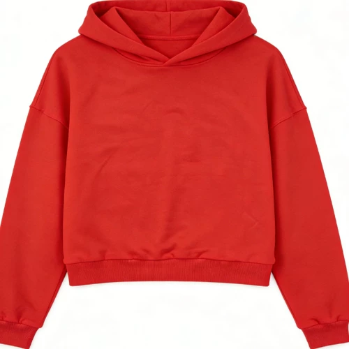 Front white shirt with white stripes and red hoodie below 33120962