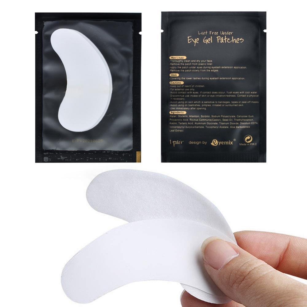 Cross-border new wholesale grafting false eyelash isolation eyelash eye patch black printing version eye patch black packaging