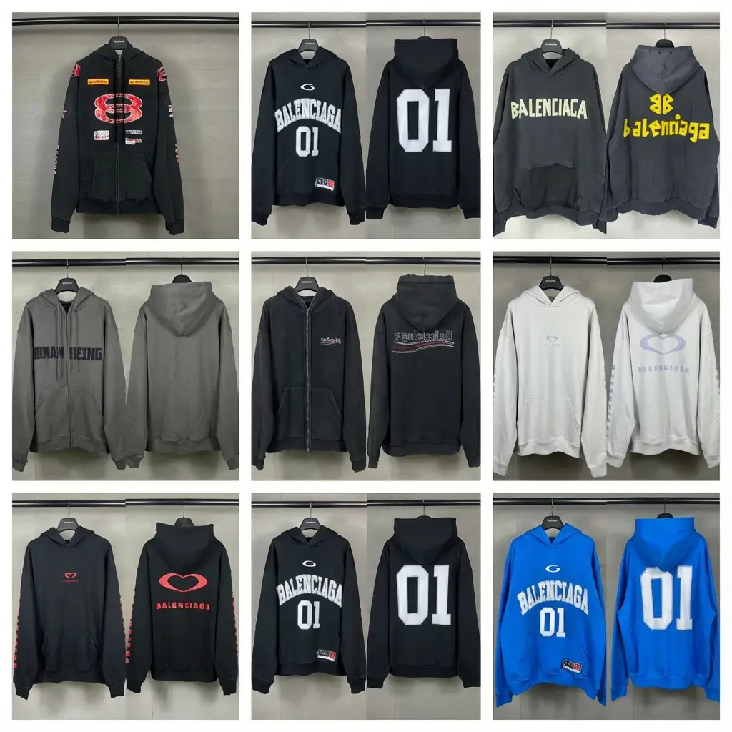 Bale*ciaga Hoodies
