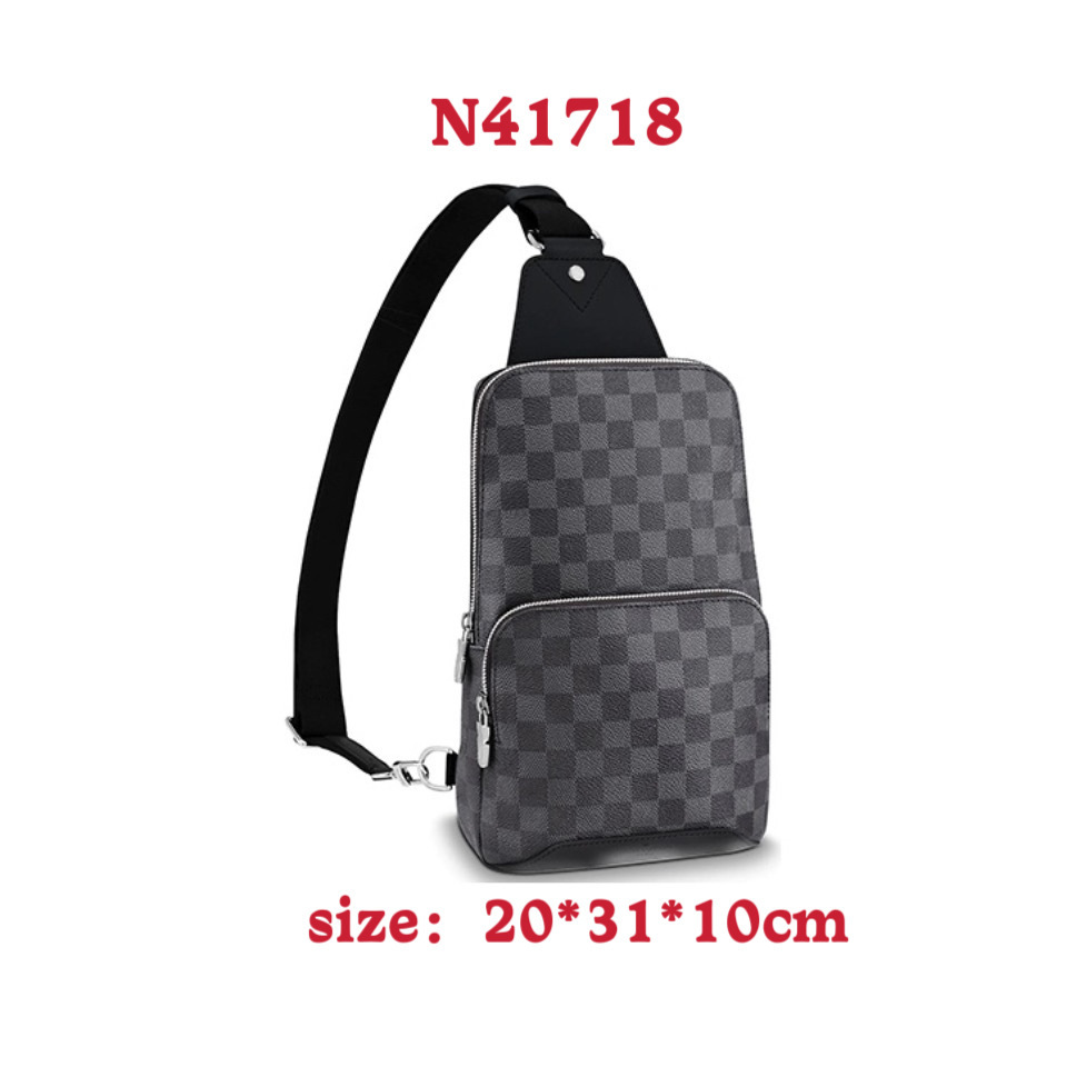 2026 New Men's Chest Bag, Fashionable Crossbody Bag, Monogram Print Shoulder Bag, Versatile Commuter Multifunctional Backpack for Men Foto QC de 1688 na Qualit.ly