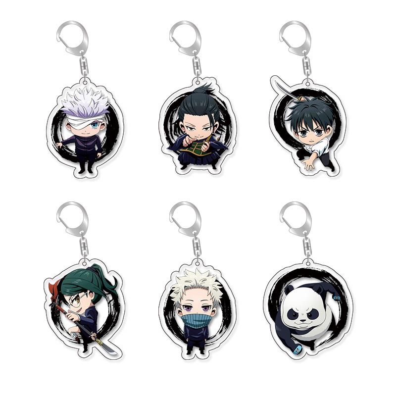 Five key chains around the Manshu battle, Wu Xia Youjie, Su Jie, B, bone worry, too secondary anime schoolbag pendant