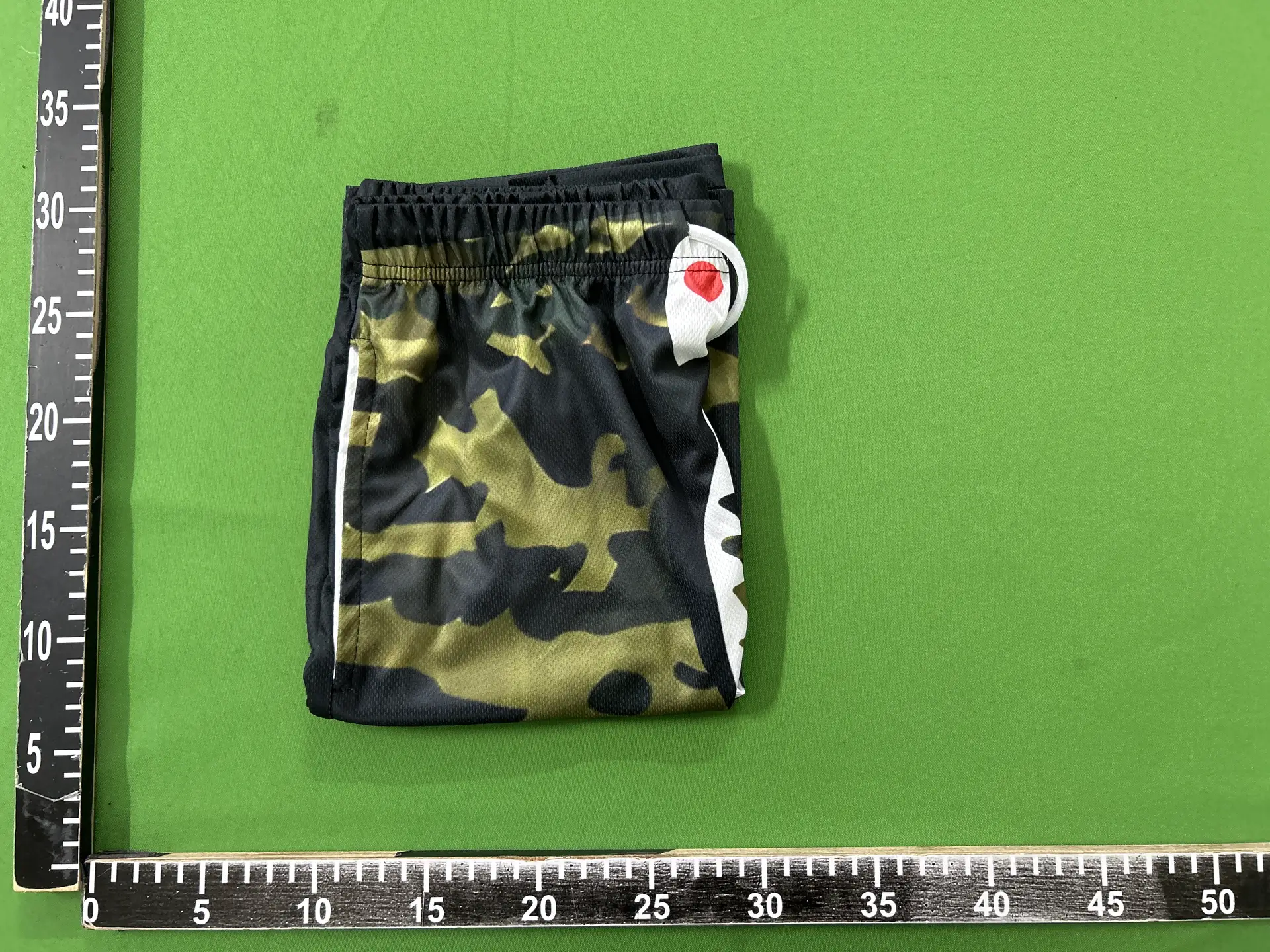 BAPE Camo Shark Shorts