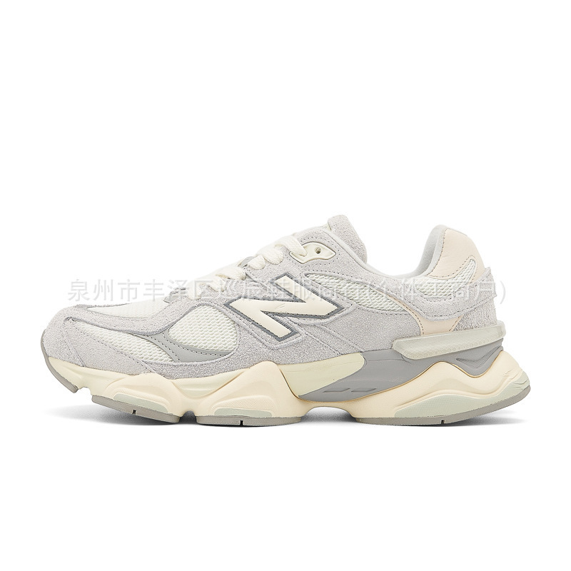 Suede Leather Upper Nb9060 Dad Shoes Millennium Baby Elephant Hoof Gray Brown Heightening Men's and Women's Running Shoes Sports Shoes