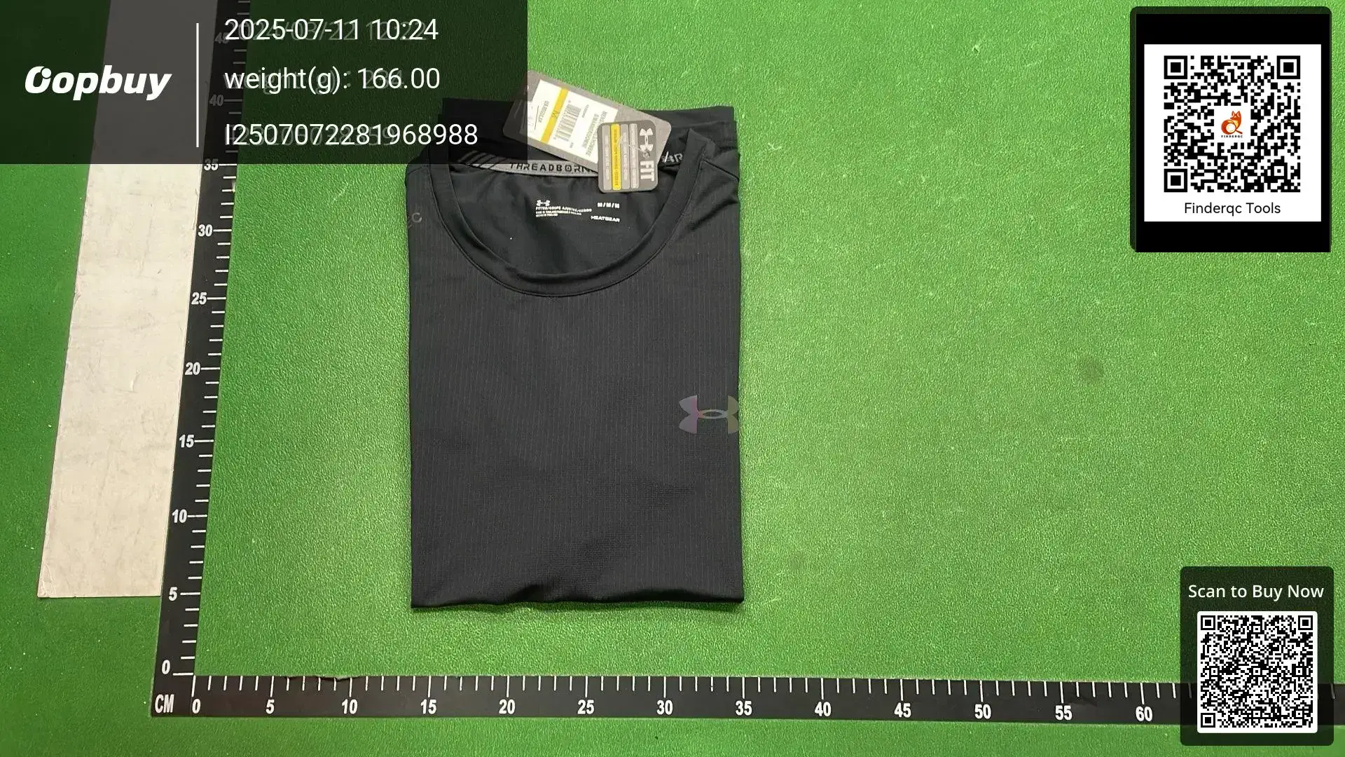 Under Armour Threadborne T-Shirt Black