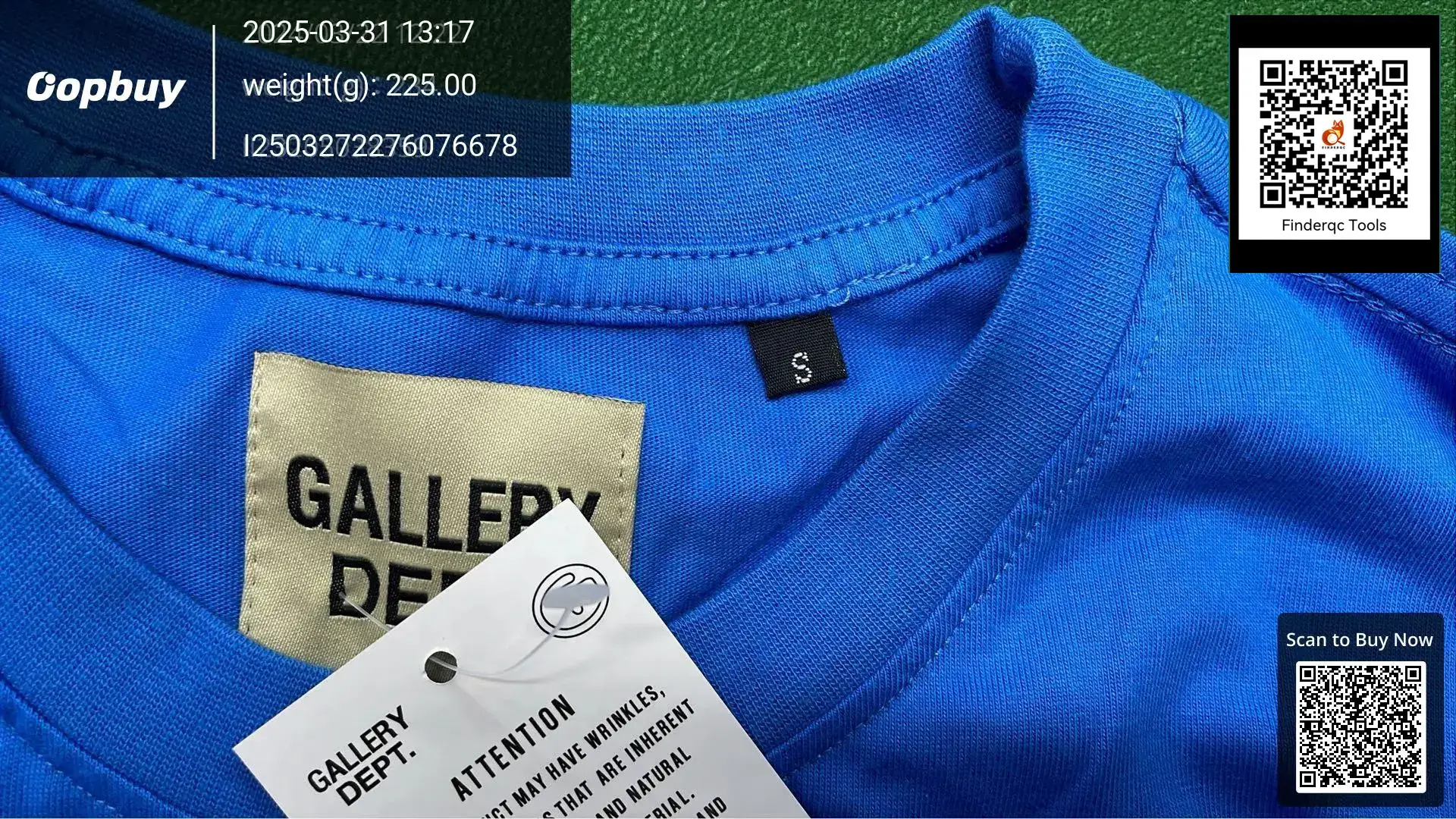 GALLERY DEPT Classic French Letter LOGO Basic Slogan Crewneck Short-sleeved T-shirt Cotton Tee High Street