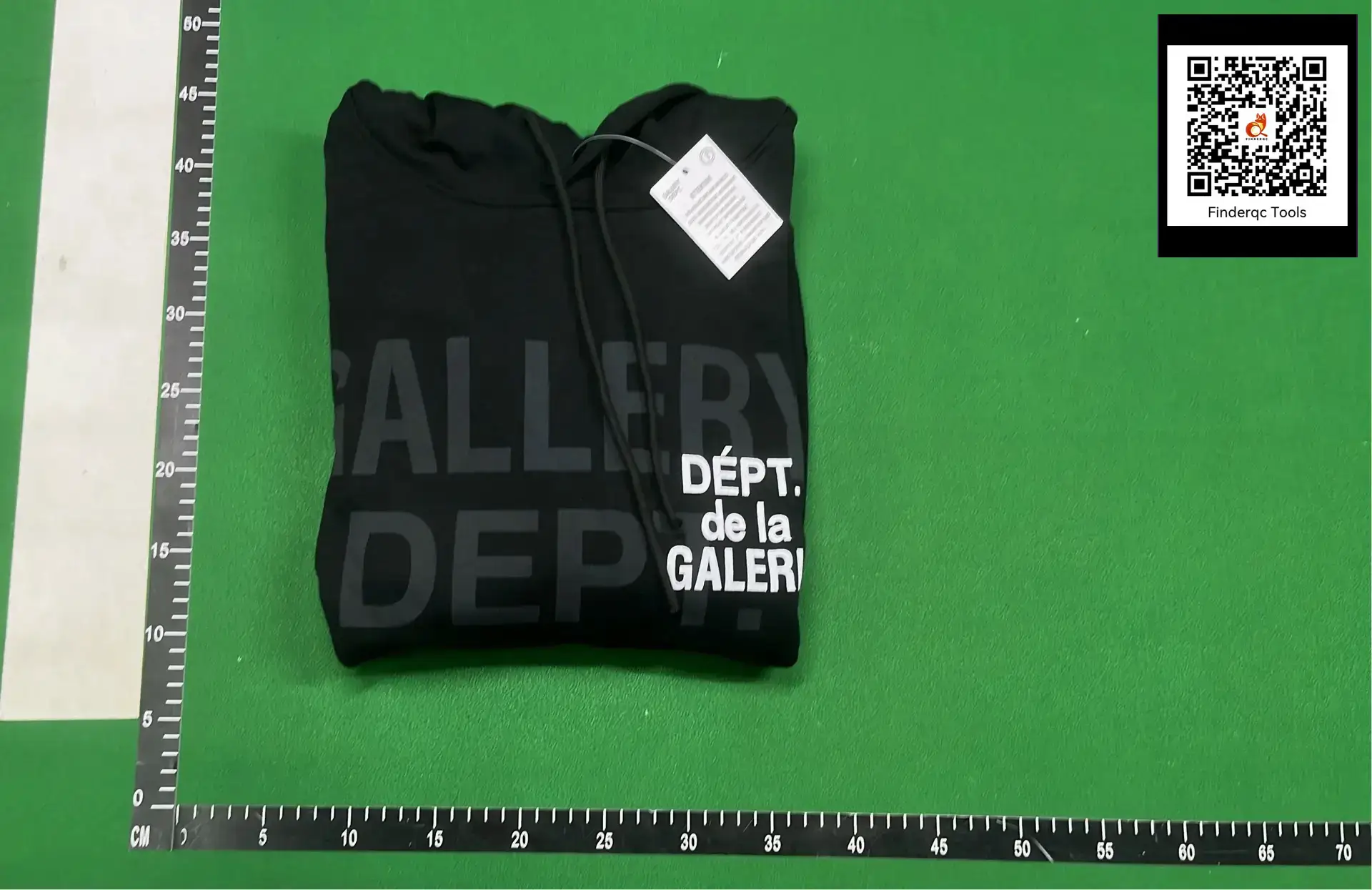 Gallery Dept French English Overlapping Basic Letter Slogan Hoodie American High Street Casual Hooded Sweatshirt